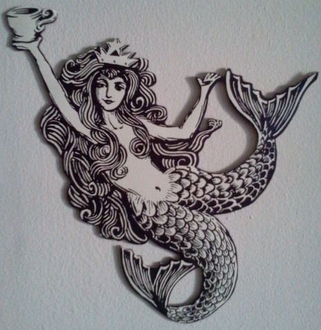 Starbucks Starbucks Crafts, Starbucks Mermaid, Starbucks Art, Hp Tattoo, Zbrush Models, Starbucks Siren, Mermaid Siren, Pretty Artwork, Mermaid Painting