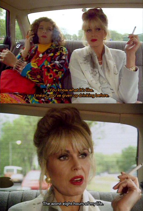 Ab Fab Absolutely Fabulous Quotes, Patsy And Eddie, Patsy And Edina, Patsy Stone, Jennifer Saunders, British Sitcoms, Fabulous Quotes, Joanna Lumley, British Comedy