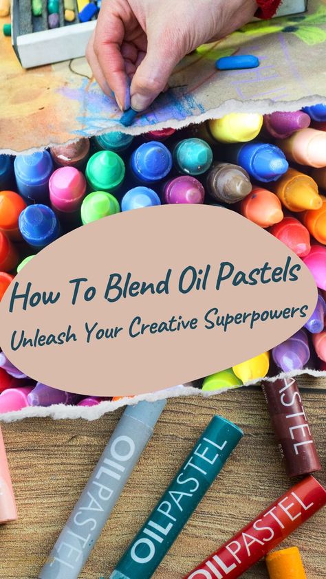 Oil pastels are a unique medium to work with since they can be used both on their own and in combination with other materials. They also offer a wide variety of colors that allow for more detailed illustrations, but what if you want to blend the oil pastels? In this guide, we will discuss how to blend oil pastels so that you can do your next project easily and beautifully. Blend Oil Pastels, How To Use Pastels, Oil Pastel Techniques, Soft Pastels Drawing, Oil Pastel Colours, Let's Make Art, Mixed Media Crafts, Oil Pastel Paintings, Oil Pastel Art