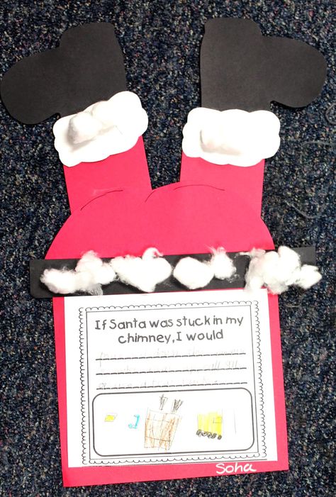 First Grade Wow: Here Comes That Jolly Fella! Christmas Writing Activities, Classroom Christmas Activities, Classroom Christmas Party, December Kindergarten, Christmas Lesson, December Activities, Teaching Holidays, Christmas Teaching, Christmas Writing