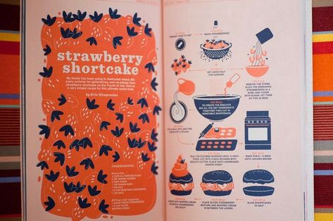 Recipe Graphic, Recipe Book Design, Inspiration Typographie, Cookbook Design, Book And Magazine Design, Buch Design, Zine Design, Magazine Layout Design, Design Cover