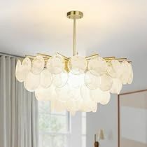 Round Crystal Chandelier, Chandelier For Dining Room, Shell Chandelier, Tiered Chandelier, Modern Lighting Chandeliers, Flush Mount Chandelier, Modern Crystal Chandelier, Luxury Chandelier, Contemporary Pendant Lights