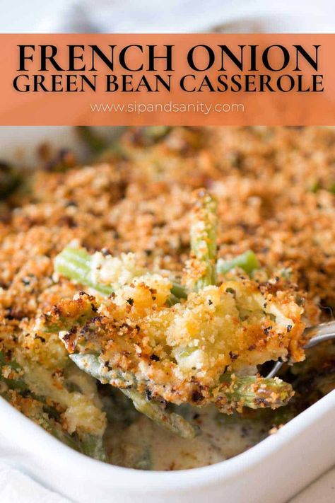 French Onion Side Dish, Carmelized Onion Green Bean Casserole, Gruyère Green Bean Casserole, Green Bean French Onion Casserole, Green Bean Cheese Casserole, French Onion Green Beans, French’s Fried Onion Green Bean Casserole, No Mushroom Green Bean Casserole, Green Bean Casserole No Onions