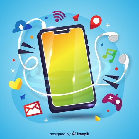 Antigravity mobile phone with social med... | Free Vector #Freepik #freevector #background #technology #icon #phone Social Media Elements, Mobile Pic, Mobile Pictures, Communication Images, Onboarding App, Mobile Images, Hand Holding Phone, Phone Pic, Icon Phone