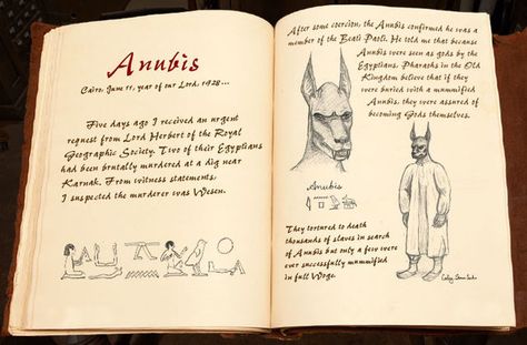 Anubis in book Grimm Book Of Wesen, Grimm Wesen Book, Grimm Characters, Wesen Grimm, Grimm Book, Grimm Wesen, Grimm Series, Grimm Tv Series, Grimm Tv Show