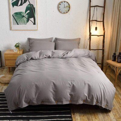 Bedding Sets Grey, Gray Duvet Cover, Green Duvet, Green Duvet Covers, Duvet Cover King, Bed Comforter Sets, Cotton Bedding Sets, King Bedding Sets, Down Comforter