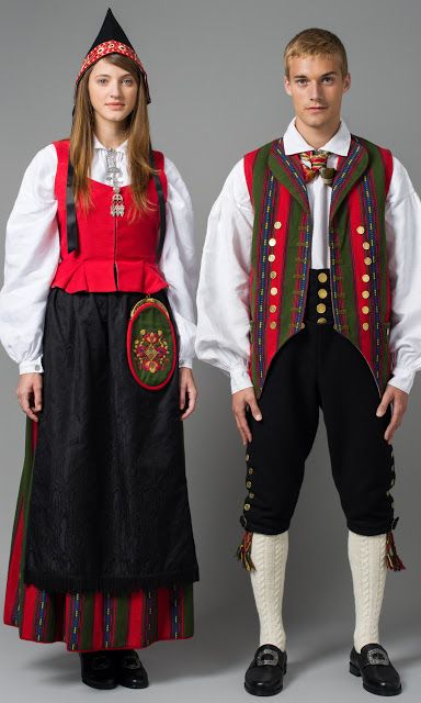 FolkCostume&Embroidery: Overview of Norwegian costume, part 4 The North Nordic Clothing, Swedish Dress, Norwegian Clothing, Norwegian Bunad, Norwegian Fashion, Scandinavian Costume, Traditional Gown, Swedish Clothing, Folklore Fashion