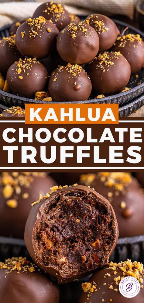 Liquor Filled Chocolates Homemade, Liquor Chocolates, Liquor Chocolates Homemade, Fudge Truffles, Hot Chocolate Truffle Balls, Boozy Deserts, Chocolate Turtle Truffles, German Chocolate Truffles, Liquor Truffles Recipe