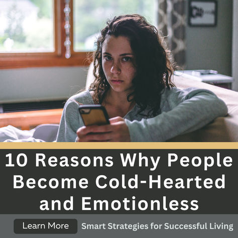 Learn more about why people become cold-hearted and emotionless at: https://www.agegracefullyamerica.com/10-reasons-why-people-become-cold-hearted-and-emotionless/
Watch our engaging video on how to craft a life worth living at:  https://youtu.be/WQYbXnIfxFE

Discover the reasons behind emotional withdrawal in individuals to approach them with empathy and insight. Explore insights into cold-hearted behavior.
#people, #health, #success, #smartstrategies. #successfulliving, #motivation Emotional Withdrawal, Life Worth Living, Cold Hearted, How To Craft, 10 Reasons, Why People, Transform Your Life, Life Is Good, In This Moment