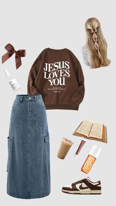 Bible Study Outfit Ideas, Modest Christian Outfits, Christian Fashion Modesty, Christian Outfits Modesty, Christian Girl Outfits, Modest Christian Clothing, Christian Outfits, Modest Girly Outfits, Outfit Ideas For Church