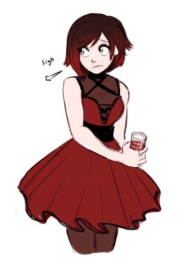 Rwby Ruby Rose Fanart, Ruby Rose Fanart, Ruby Rwby, Ruby Rose Rwby, Boom Clap, Rwby Red, Red Like Roses, Rwby Characters, Rwby Comic