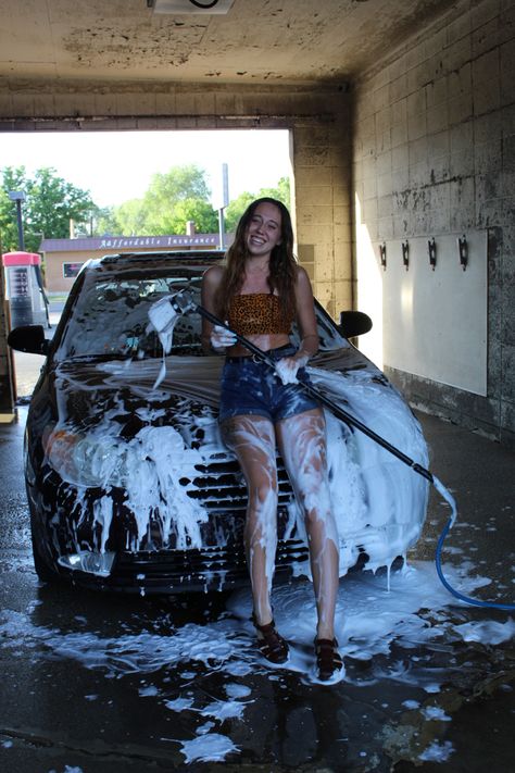 Poses for car wash photo instagram Car Wash Photoshoot Ideas, Truck Car Wash Photoshoot, Car Wash Photoshoot Woman, Car Wash Photo Shoot, Carwash Photoshoot, Car Wash Photoshoot, Instagram Boys, Car Wash Pictures, Car Wash Photography