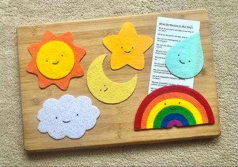 Weather Felt Board Templates, Felt Story Boards Ideas, Felt Board Templates, Diy Felt Board, Felt Board Patterns, Felt Toys Diy, Felt Story, Flannel Board Stories, Fuzzy Felt