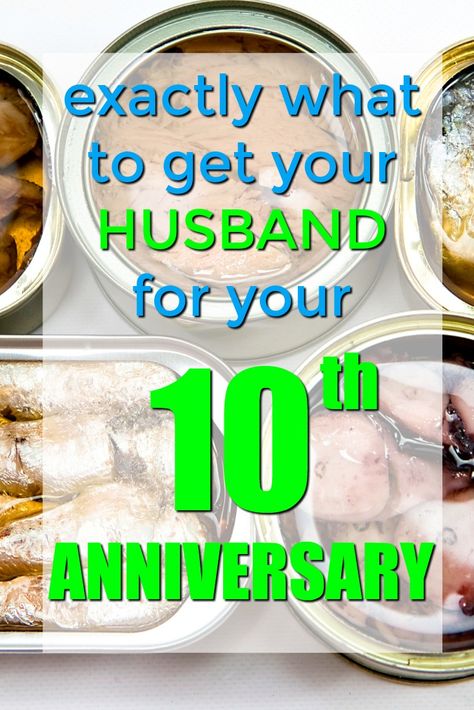 Exactly what to get your husband for your tenth anniversary 10th Anniversary Gifts For Him, 10th Anniversary Idea, Ten Year Anniversary Gift, 10 Year Wedding Anniversary Gift, Wedding Anniversary Gifts For Him, Anniversary Ideas For Him, Tin Anniversary Gifts, 10 Year Wedding Anniversary, Anniversary Gifts Ideas