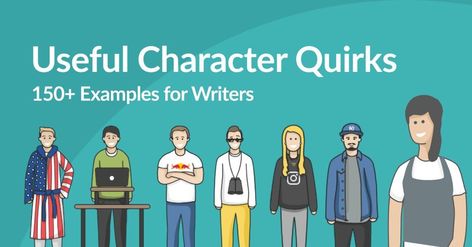 150+ Useful Character Quirks (Plus a Few Clichés to Avoid) Quirks For Characters, Character Quirks Ideas, Author Ideas, Character Quirks, Scene Writing Prompts, Writing Traits, Writers Life, Character Writing, Writing Development