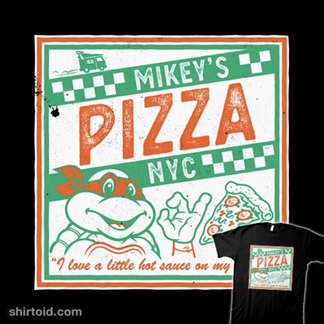 Tmnt Pizza Art, Ninja Turtle Food, Tmnt Pizza, Ninja Turtles Pizza, Ninja Turtle Theme, Ninja Turtle Pizza, Vintage Pizza, Spiderman Images, Turtle Theme