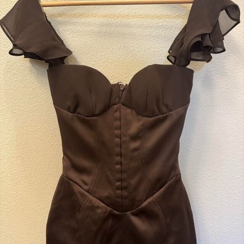 House of CB Women's Brown Dress Brown Corset Dress, Brown Corset, House Of Cb Dresses, House Of Cb, Brown Dress, Corset Dress, Dress Shop, Dress Es, Dresses Skirts