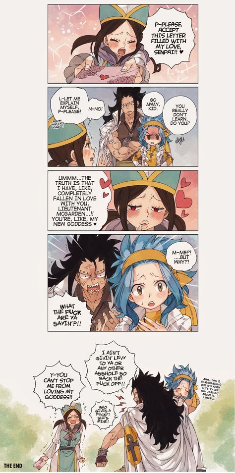 Someone's jealous over there 😂 Gale | Fairy Tail Funny Couple Comics, Rboz Gajevy Comic, Jerza Fairy Tail, Gajeel Levy Manga Panels, Levi And Gajeel Fairy Tail, Fairy Tail Gajeel, Fairy Tail Couples Comics, Fairy Tail Levy Gajeel, Fairy Tail Levy And Gajeel Comics