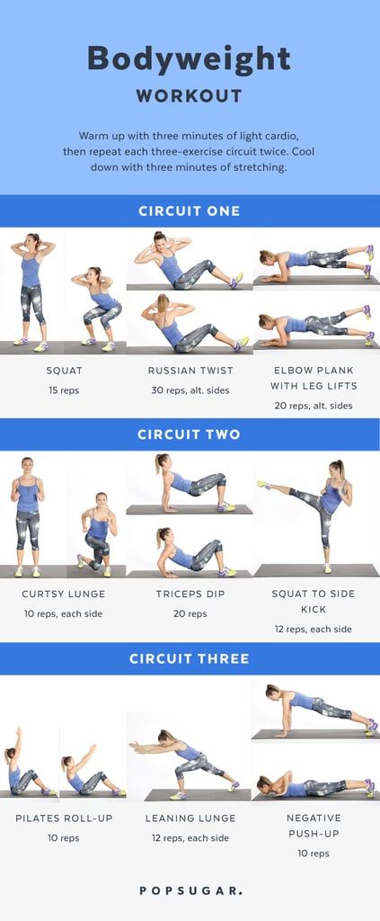 Bodyweight Workout For Women Tone Workout, Tone Body Workout, Full Body Workouts, Fitness Photos, Popsugar Fitness, Workout Warm Up, Toning Workouts, Workout Moves, Fitness Challenge