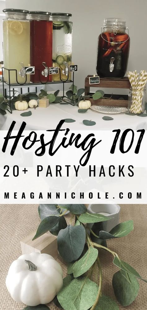 Hosting in Your Home: My 20 Party Hacks - Entertaining On A Budget, Hosting House Party, Hosting A Party For 50 People, How To Get Ready For A Party, Indoor Party Setup Ideas, Hosting A Party Checklist, Hosting Family Dinner Party Ideas, Party Hosting Ideas Entertaining, Food For House Party