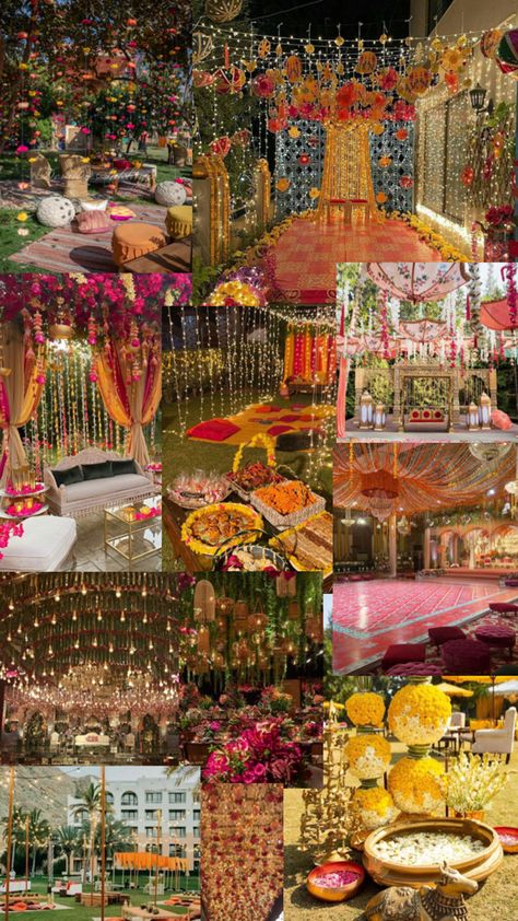 Indian Wedding Aesthetic, Nikah Decor, Mehendi Decor Ideas, Mehendi Decor, Beautiful Wedding Decorations, Desi Wedding Decor, Mehndi Decor, Wedding Mandap, Dream Wedding Decorations