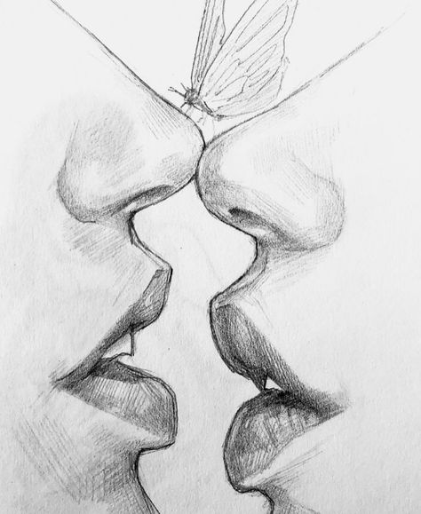 Modele Zentangle, Romantic Drawing, Sketches Of Love, Soulmate Sketch, Couple Sketch, Meaningful Drawings, Easy Drawings Sketches, Pencil Art Drawings, Art Drawings Sketches Creative