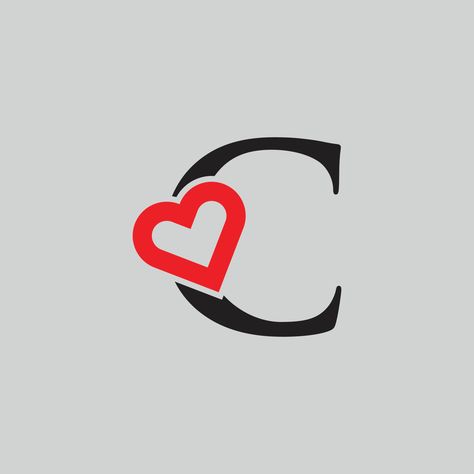 Logo Heart Letter G. Beautiful vector love logo design. G love outline creative letter design I Heart C, Logo Design G, C Wallpaper Letter Aesthetic, Love Logo Design, C Heart, Letter Aesthetic, C Love, Wallpaper Letter, Lil Peep Hellboy