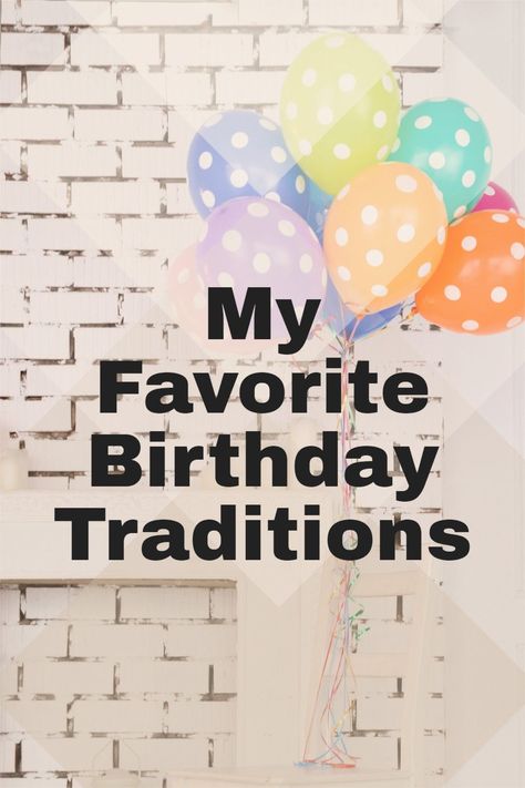 My Favorite Birthday Traditions! Birthdays have always been a special time in my family.  I look forward to passing down birthday traditions from my childhood to my own kids, but also creating our own fun traditions.  In fact, my favorite birthday tradition is one my kids and I created by accident.  Check it out here! Family Birthday Traditions, Kid Birthday Traditions, Kids Birthday Traditions, Childhood Traditions, Birthday Traditions For Kids, First Birthday Traditions, Tradition Ideas, Birthday Interview, Birthday Traditions