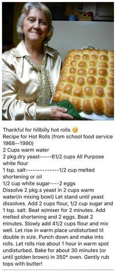 Untitled | Bread recipes homemade, Recipes, Homemade bread Hot Rolls, Yeast Breads, Biscuit Rolls, Yeast Rolls, School Food, Bread And Pastries, Bread Recipes Homemade, Bread Rolls, Rolls Recipe