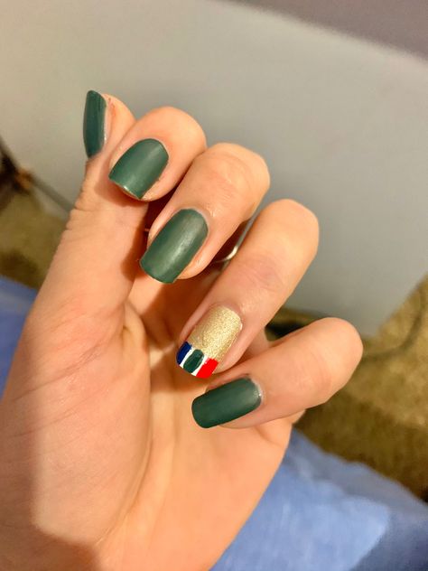 South african themed nails this week for heritage day ! 🤍 #southafrican #heritageday #nailart #flagnails #flag #green #accentnails South African Flag Nails, South African Nails, South Africa Nails, Heritage Day South Africa, Flag Nails, Heritage Day, South African Flag, Themed Nails, African Theme