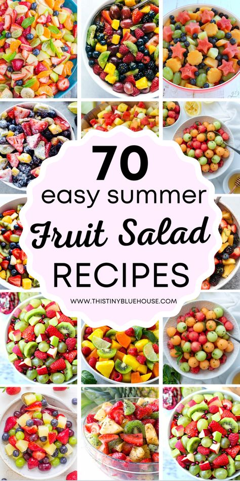 Summer Fruit Salads, Summer Fruit Salad Recipe, Healthy Fruit Salad Recipes, Easy Fruit Salad, Summer Fruit Salad, Flavored Waters, Easy Fruit Salad Recipes, Healthy Fruit Salad, Best Fruit Salad