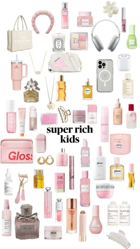 Skin Care For Kids, Makeup Products For Teens, Rich Skincare, Preppy Birthday Gifts, Xmas List Ideas, Girly Christmas Gifts, Preppy Gifts, Preppy Inspiration, School Bag Essentials