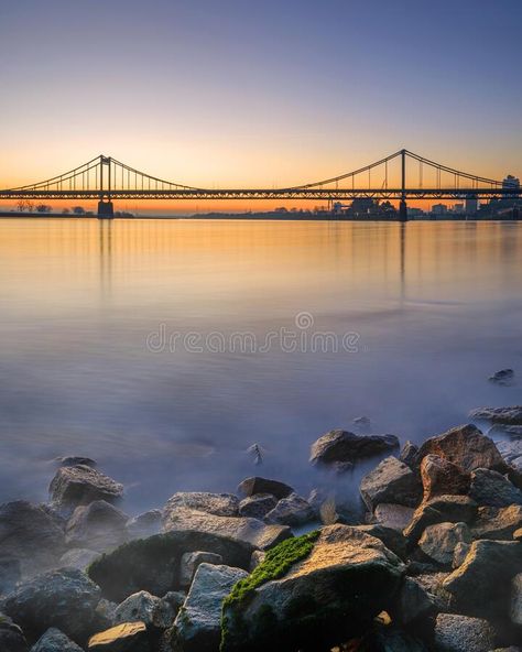 Krefeld Uerdingen Bridge, North Rhine Westphalia, Germany stock image Vector Border, Rhine River, North Rhine Westphalia, Old Bridge, Nature Travel, Borders, Vision Board, Bridge, Stock Images