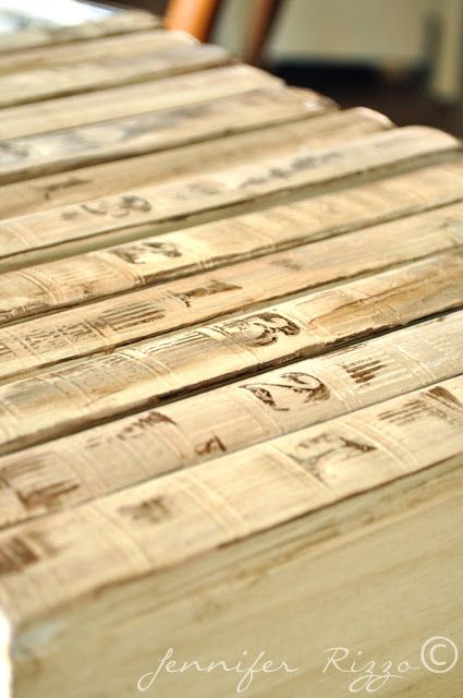 How to repurpose your Mom's old encyclopedia's into display books. Repurpose Encyclopedia Ideas, Display Old Books, How To Make Books Look Old, How To Make Books Look Old Vintage, Diy Antique Books, Old Encyclopedias, Diy Old Books, Rustic Books, Rustic Bookshelf