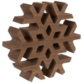 Dimensions: 4.44" H x 5" W x 1" D Material: MDF Color: Natural Quantity: 1 Create a beautiful wintertime display on your coffee table when you decorate with this Wood Snowflake! This piece is shaped like a snowflake with diamond-shaped cutouts in the center. Display this piece by itself or with other snowflake decorations for a setting that's full of wintry charm! Snowflakes Decor, Mdf Color, Wood Snowflake, Wooden Snowflakes, Snowflake Decorations, Christmas Table Decorations, Diamond Shaped, Winter Time, Christmas Table