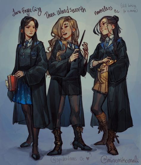 Harry Potter Oc, Harry Potter Outfits, Ravenclaw, Hogwarts, Harry Potter, Deviantart, Instagram, Art