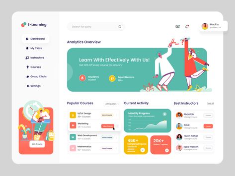 Learning Website Design, Intranet Portal, Application Ui Design, E-learning Design, Learning Web, Desain Ui, Ui Design Website, Web Ui Design, Website Design Layout