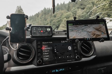 Tacoma Dash Mods, 2nd Gen Tacoma Accessories, 2nd Gen Tacoma Mods, Tacoma Interior Mods, Cabin Organization, 2nd Gen Tacoma, 2018 Tacoma, Toyota Tacoma Off Road, Toyota Tacoma Accessories