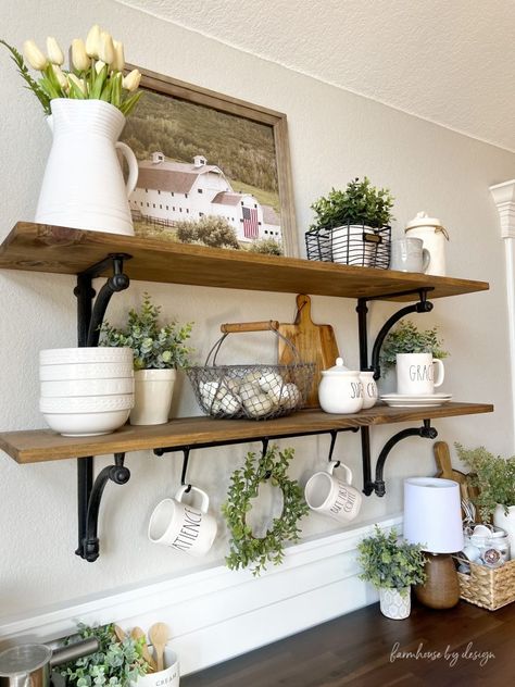 Boho farmhouse kitchen