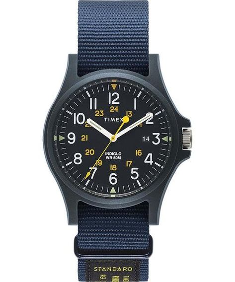 Victorinox Watches, Nato Strap Watches, Field Watches, Timex Watches, Nato Strap, Blue Cases, Casual Watches, Leather Watch Bands, Men's Watch