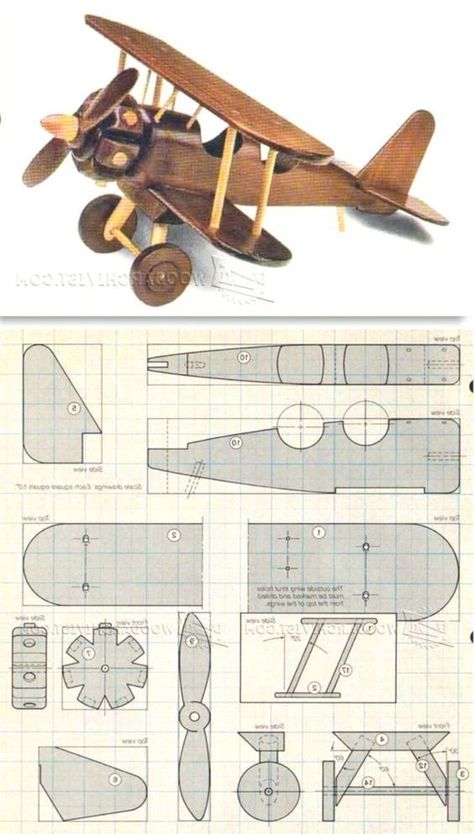 Diy Wooden Toys Plans, Whirligigs Patterns, Wood Airplane, Cricut Iron On Vinyl, Airplane Crafts, Wooden Plane, Wood Projects For Kids, Making Wooden Toys, Wood Toys Plans