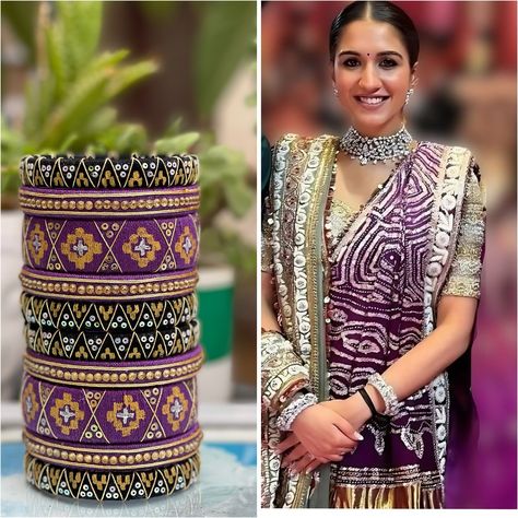 Unique bangles by Rashi (@beera_handicrafts) • Instagram photos and videos Silk Thread Earrings Designs, Silk Thread Bangles Design, Silk Bangles, Silk Thread Earrings, Thread Bangles Design, Unique Bangle, Diy Fabric Jewellery, Hand Painted Fabric, Silk Thread Bangles