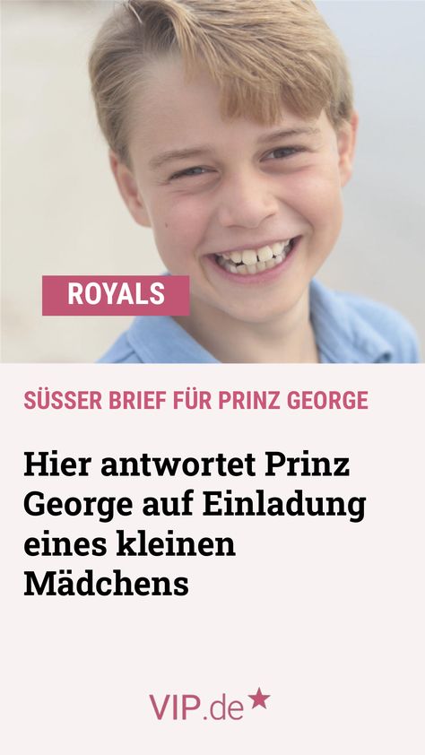 Mit seiner aufgeweckten Art und seinem strahlenden Lächeln hat Prinz George die Herzen der royalen Fans im Sturm erobert - und bekommt schon Fanpost. #PrinzGeorge #PrinzGeorgeGeburtstag #prinzgeorge2022 #HerzoginKate #PrinzWilliam #Royals Prinz George, Kate Und William, Prince George, Prince