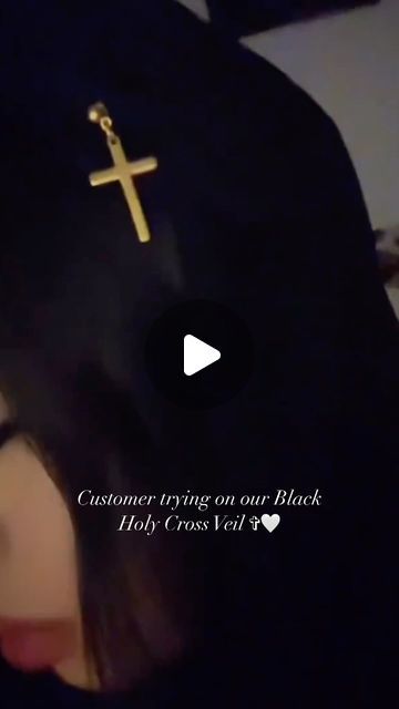 Elegance In Christ ✞ | Veils on Instagram: "Holy Cross Veil (Black) ✞ • Link in bio!

#christianveiling #christian #veil #veiling #modesty #modest #church #catholic #catholicism #orthodox #orthodoxy #christianity #church #tradition #modestfashion #explore #faith #bible #jesus" Christian Veil, Christian Veils, Veil Black, Church Catholic, Faith Bible, Holy Cross, Black Veil, Modest Fashion, Veil