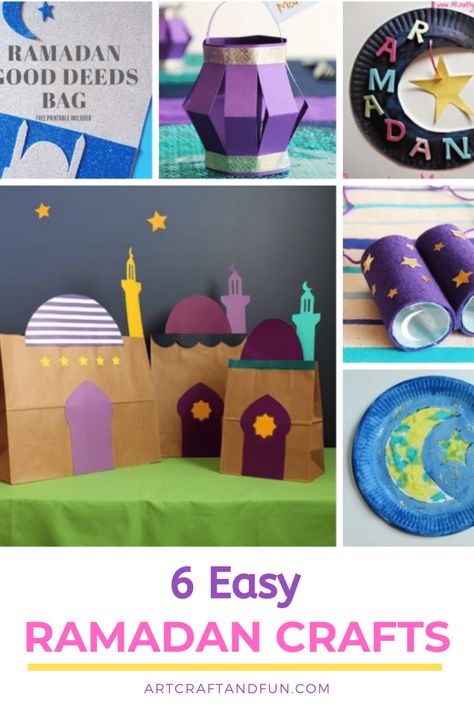 Ramadan Project Ideas, Ramadan Crafts For Toddlers, Ramadan Arts And Crafts For Kids, Eid Activities Eyfs, Hari Raya Craft For Preschoolers, Ramadan Crafts For Kids Activities, Raya Art And Craft, Ramadan Activities For Toddlers, Eid Art And Craft