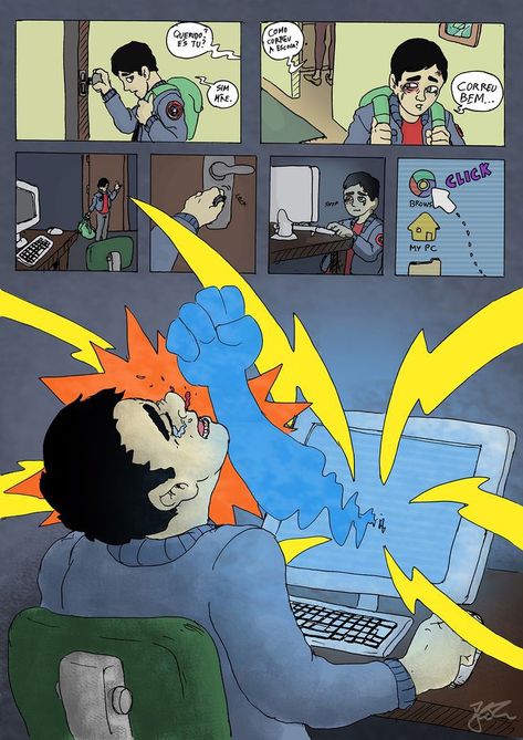 Cyberbullying Art, Cyberbullying Prevention, Paulo Costa, Social Media Art, Pop Art Comic, Social Media Poster, Graduation Project, Principles Of Design, Gender Equality