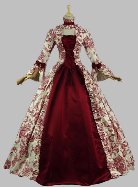 19th Century Costume Georgian Victorian Period Dress Historical Reenactment Stage Theatre Costume Victorian Dress Costume, Masquerade Ball Gowns, Masquerade Ball Gown, Antoinette Dress, Steampunk Dress, Court Dresses, Period Dress, Victorian Costume, Flare Sleeve Dress