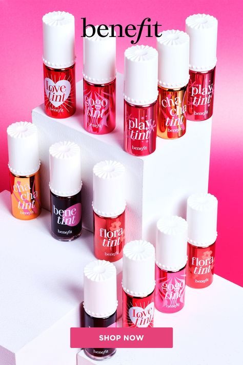 Whether you're a cheek and lip tint enthusiast or just dipping your toes into the world of versatile color, Benefit has the ideal options for all levels of expertise. Unveil your perfect shades by clicking on the link in our bio and explore the magic of our cheek and lip tints. Elevate your beauty game with Benefit! Lip Tint Benefit, Cheek And Lip Tint, Lip Tints, Cheek Stain, Cheek Tint, Luxury Cosmetics, Top Makeup Products, Beauty Games, Lip Products