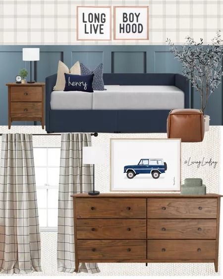 Boy Room Nightstand, Toddler Big Boy Room Target, Toddler Boy Room Dresser, Grey Toddler Room Boy, Toddler Boy Blue Room, Boys Rooms Ideas Toddler, Shared Boys Room Toddler, Navy Toddler Boy Room, Classic Toddler Boy Room