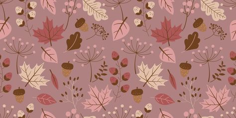 Cute autumn season seamless pattern Disney Fall Wallpaper Desktop, Cozy Laptop Wallpaper Aesthetic, Pink Fall Prints, Fall Themed Computer Wallpaper, November Wallpaper For Laptop, Fall Wallpaper Desktop Computers, Pink Fall Wallpaper Laptop, Pink Fall Laptop Wallpaper, Cute Autumn Wallpaper Laptop